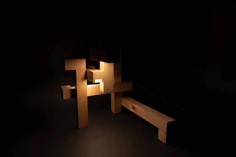 De Stijl Steps standing on a different face